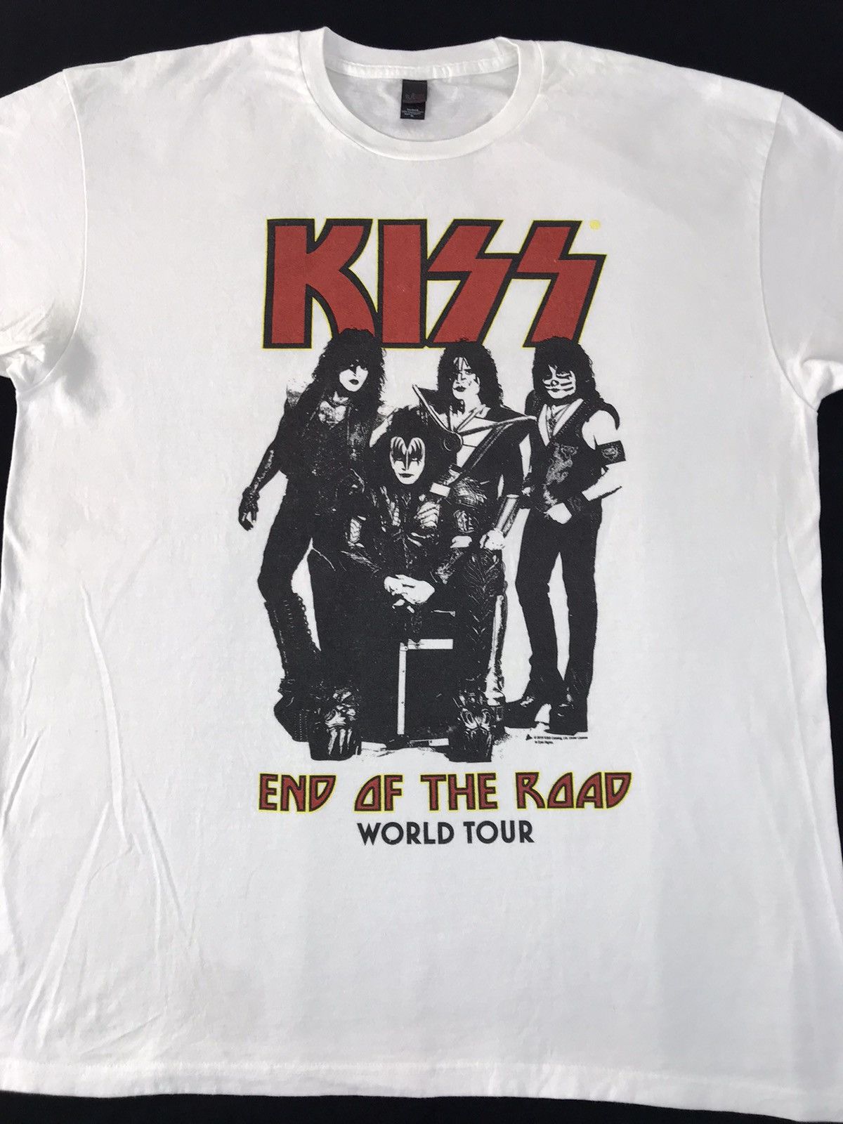 Band Tees Kiss End Of The Road World Tour American Rock Band Tee Size US XL / EU 56 / 4 - 3 Thumbnail