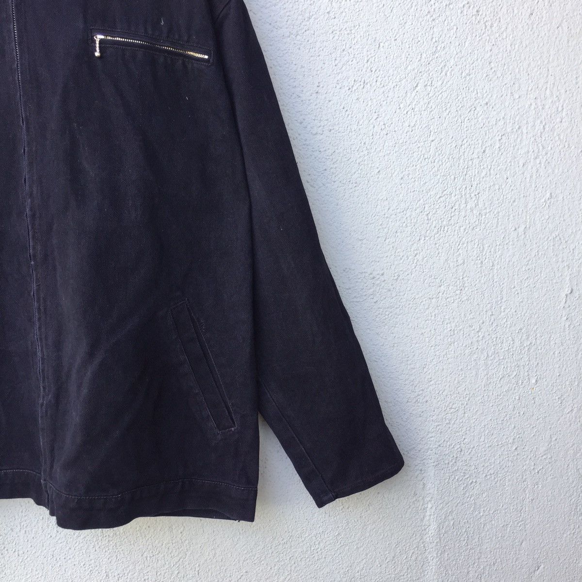 Vintage Jami Island Denim Casual Streetwear Zipper Jacket Size US XL / EU 56 / 4 - 4 Thumbnail