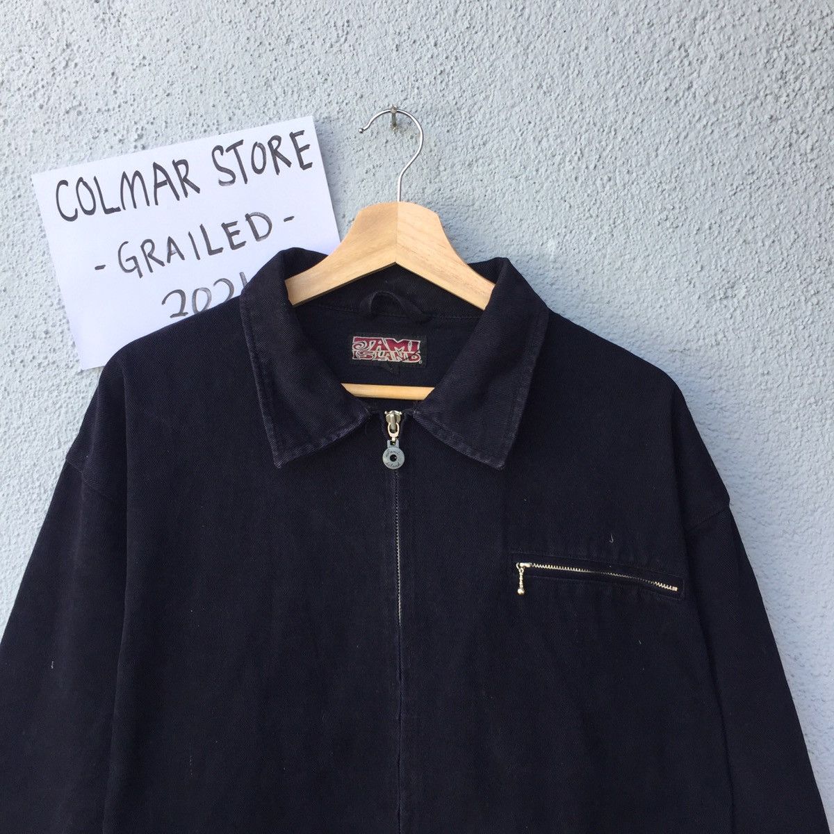 Vintage Jami Island Denim Casual Streetwear Zipper Jacket Size US XL / EU 56 / 4 - 2 Thumbnail