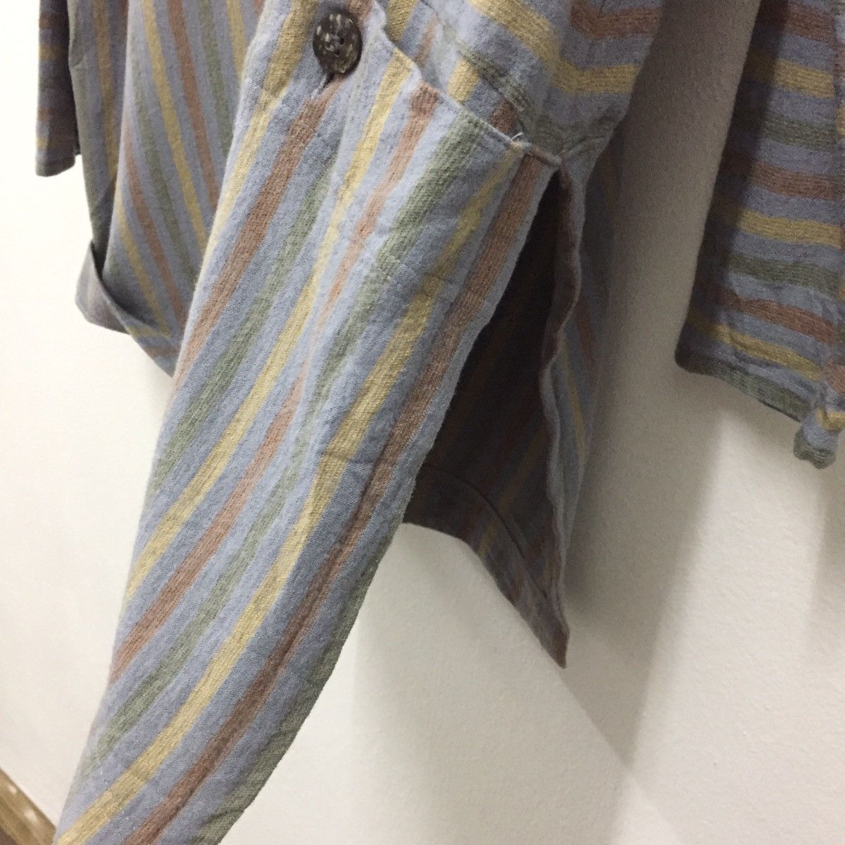 Hai Sporting Gear Issey Miyake Hai Sporting Gear Long Sleeve Striped T-shirt Size US XL / EU 56 / 4 - 9 Thumbnail