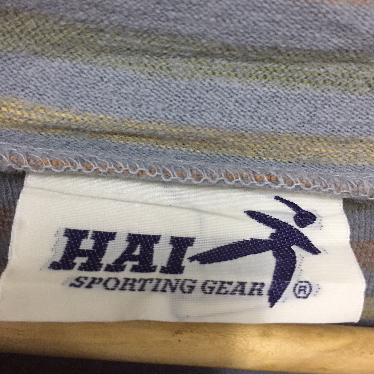 Hai Sporting Gear Issey Miyake Hai Sporting Gear Long Sleeve Striped T-shirt Size US XL / EU 56 / 4 - 8 Thumbnail