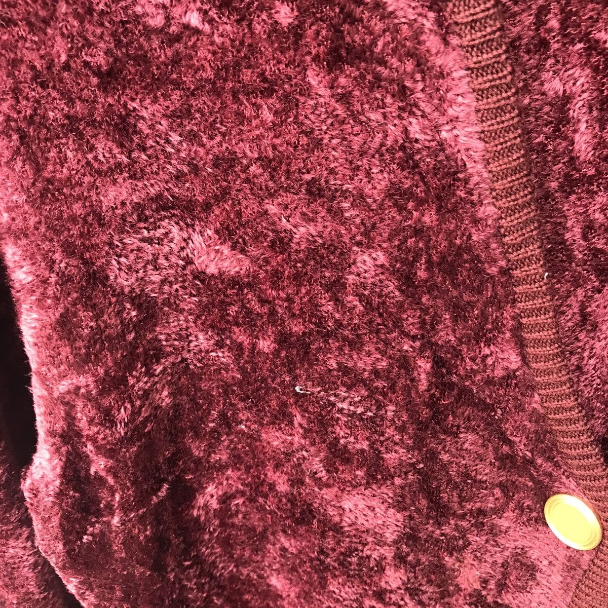 Christian Dior Monsieur Vintage Christian Dior Knit Fleece Velvet Cardigan Sweater Size US M / EU 48-50 / 2 - 7 Thumbnail