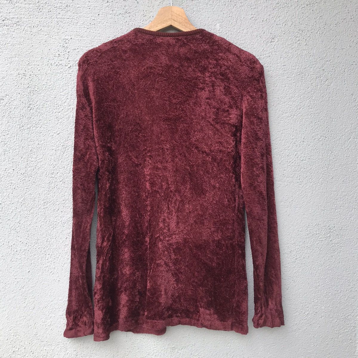 Christian Dior Monsieur Vintage Christian Dior Knit Fleece Velvet Cardigan Sweater Size US M / EU 48-50 / 2 - 11 Thumbnail