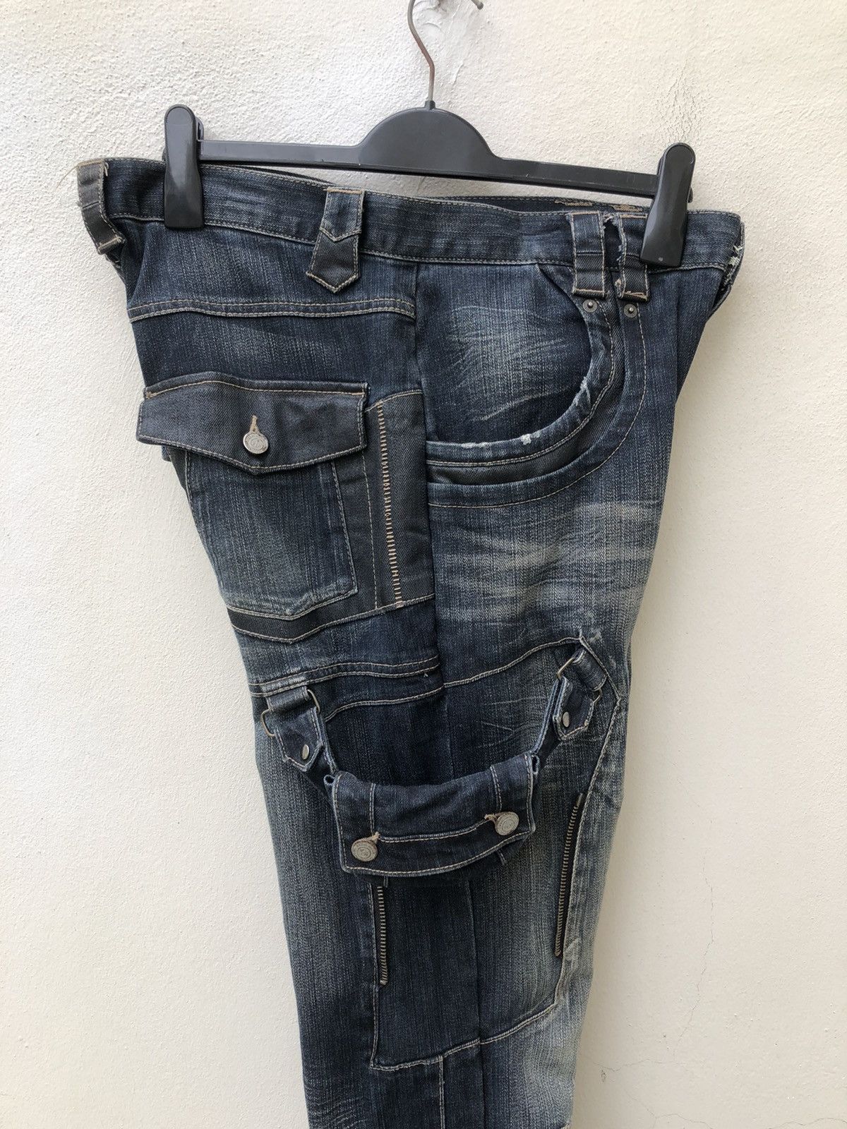 Vintage PPFM X Rush Hour Tactical Parachute Cargo Denim Size US 32 / EU 48 - 15 Thumbnail