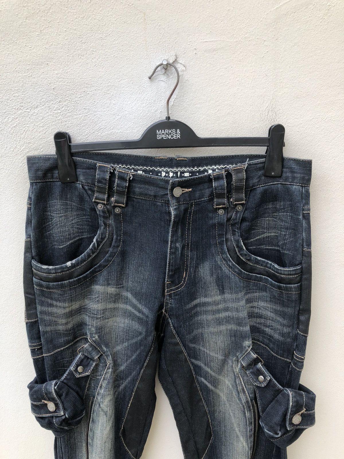 Vintage PPFM X Rush Hour Tactical Parachute Cargo Denim Size US 32 / EU 48 - 2 Thumbnail