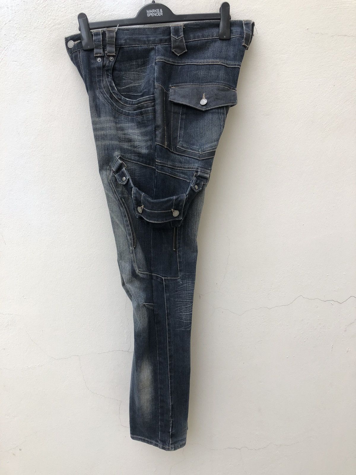 Vintage PPFM X Rush Hour Tactical Parachute Cargo Denim Size US 32 / EU 48 - 11 Thumbnail