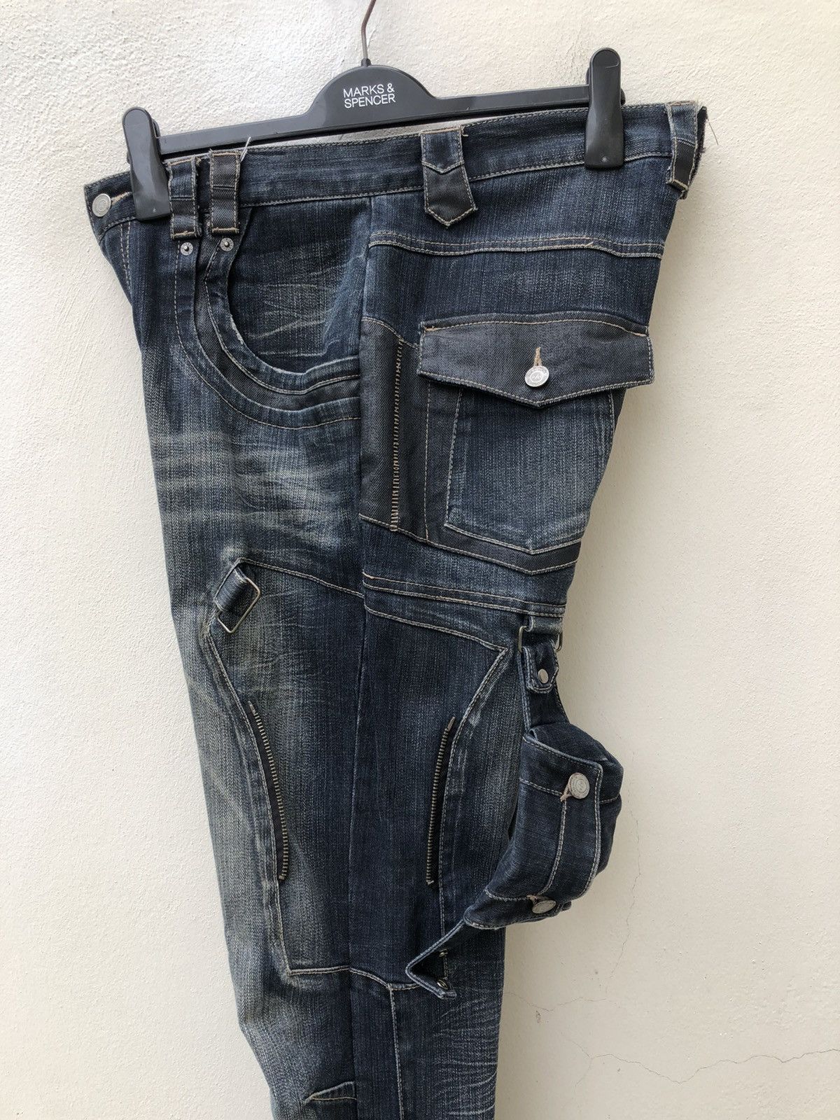 Vintage PPFM X Rush Hour Tactical Parachute Cargo Denim Size US 32 / EU 48 - 12 Thumbnail