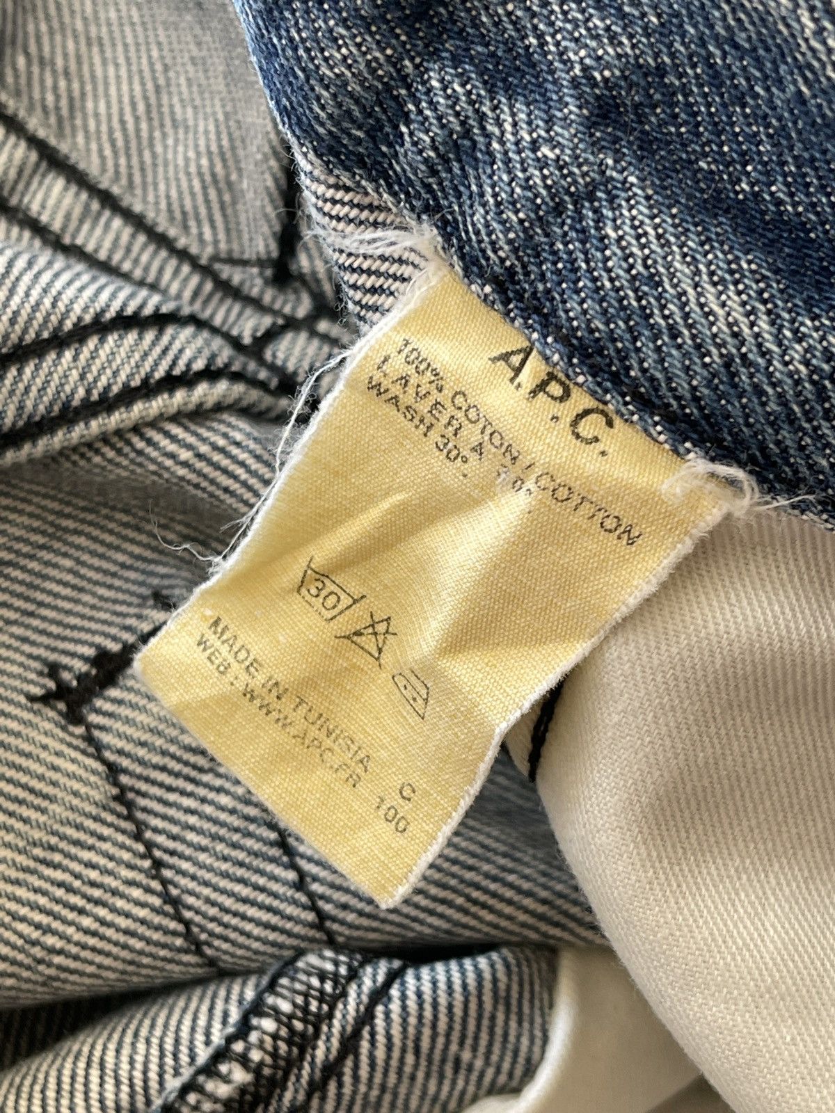 A.P.C. A.P.C Distressed Denim Size 29" - 14 Thumbnail