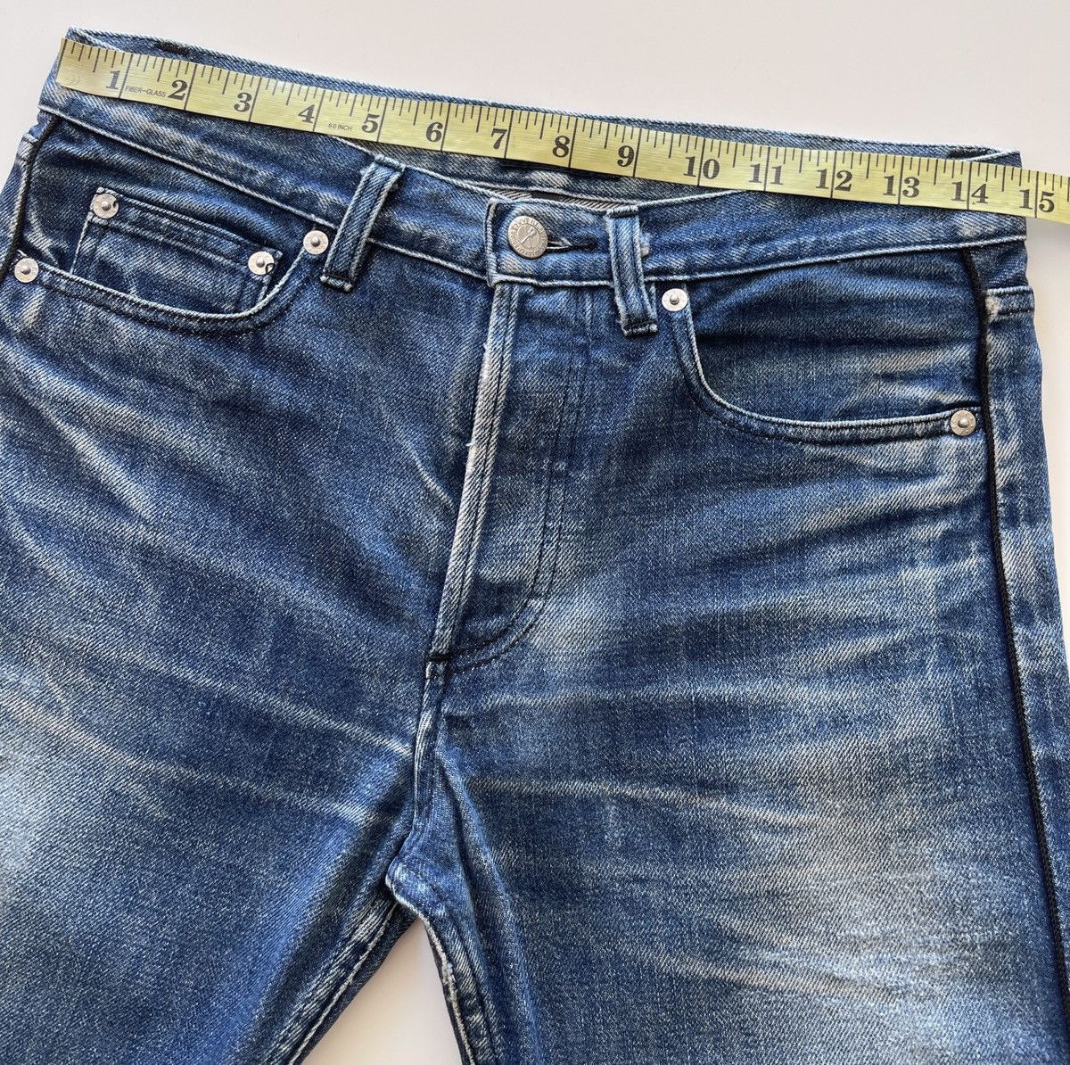 A.P.C. A.P.C Distressed Denim Size 29" - 16 Thumbnail