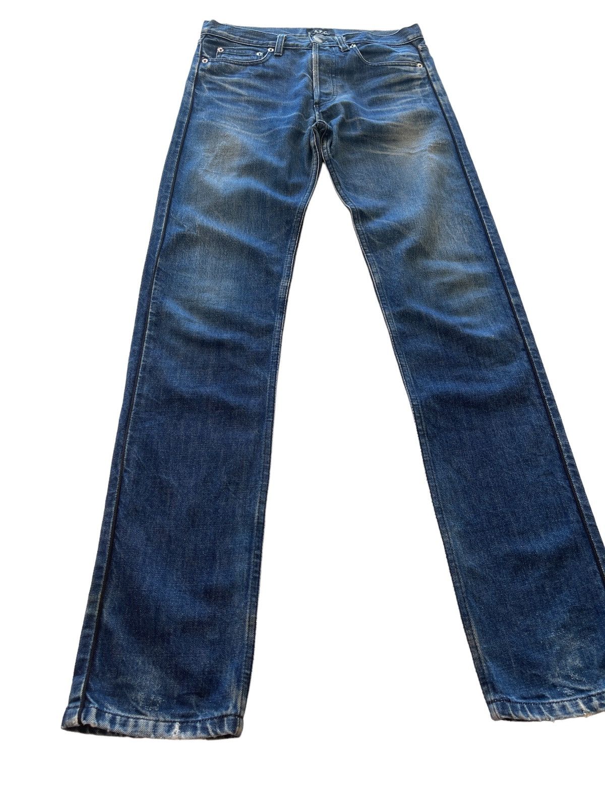 A.P.C. A.P.C Distressed Denim Size 29" - 5 Thumbnail