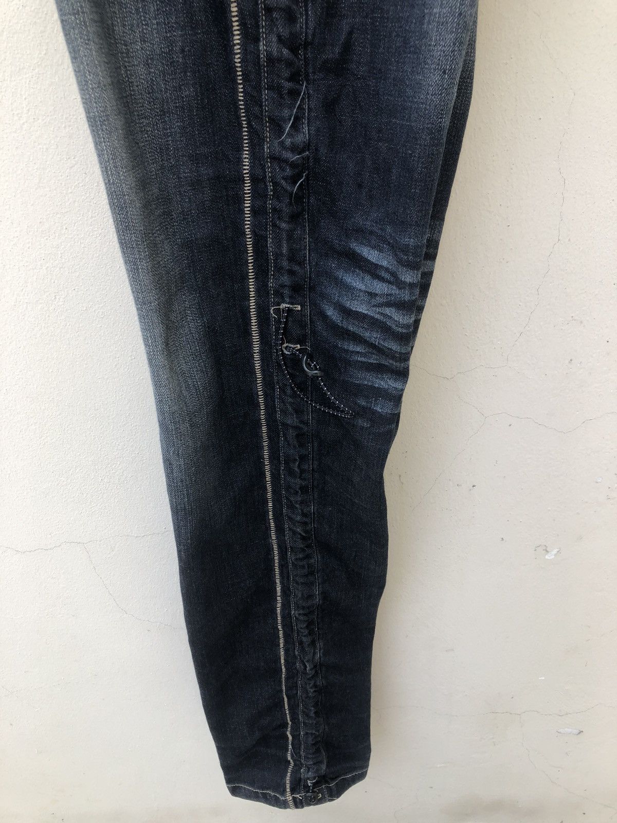 PPFM PPFM " DESTRUCT" Adjustable Leg Stretchable Denim Pant Size US 32 / EU 48 - 18 Thumbnail