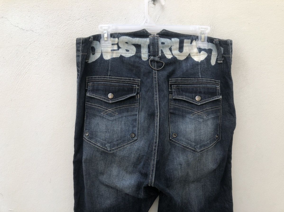 PPFM PPFM " DESTRUCT" Adjustable Leg Stretchable Denim Pant Size US 32 / EU 48 - 15 Thumbnail