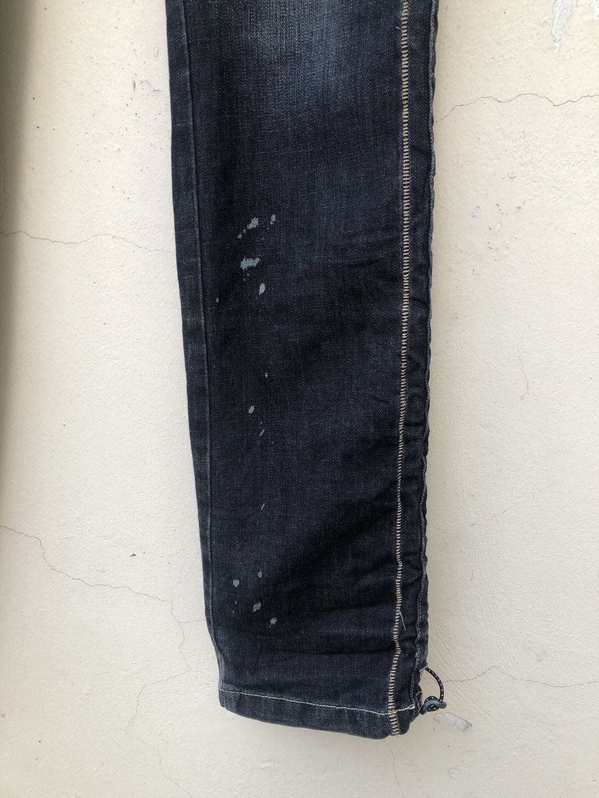 PPFM PPFM " DESTRUCT" Adjustable Leg Stretchable Denim Pant Size US 32 / EU 48 - 13 Thumbnail