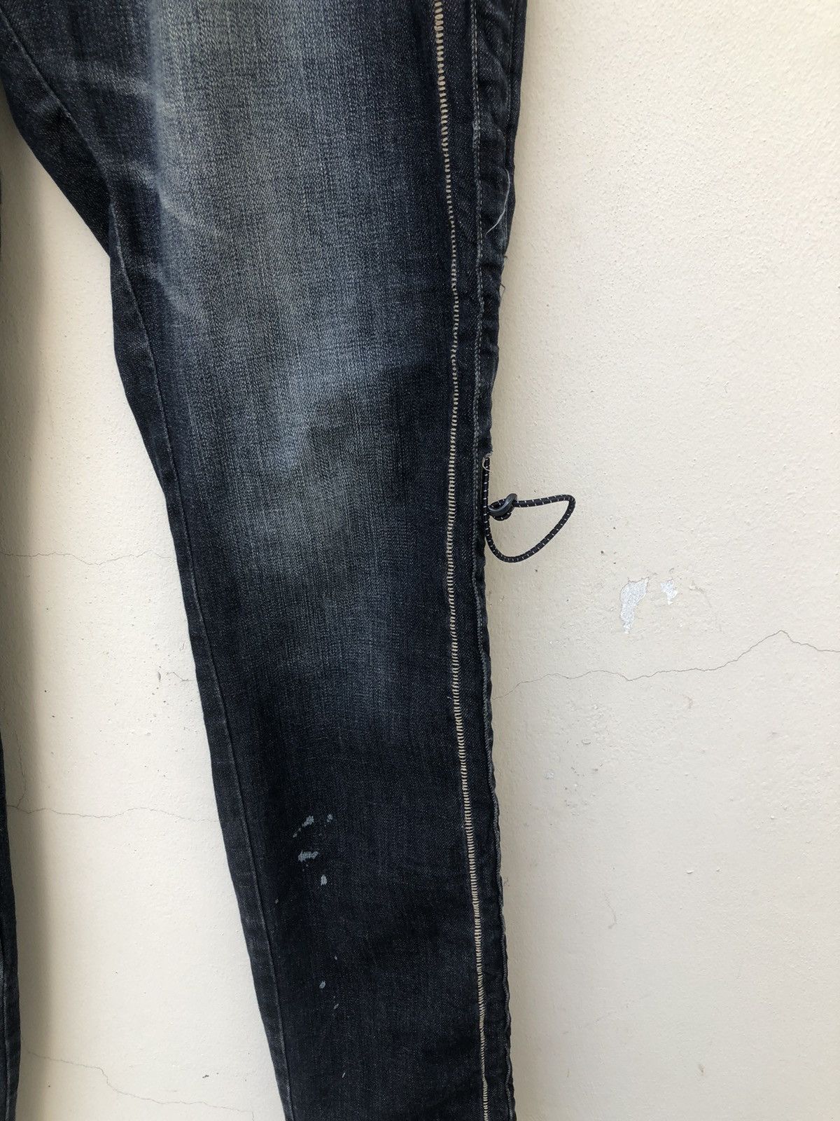 PPFM PPFM " DESTRUCT" Adjustable Leg Stretchable Denim Pant Size US 32 / EU 48 - 11 Thumbnail