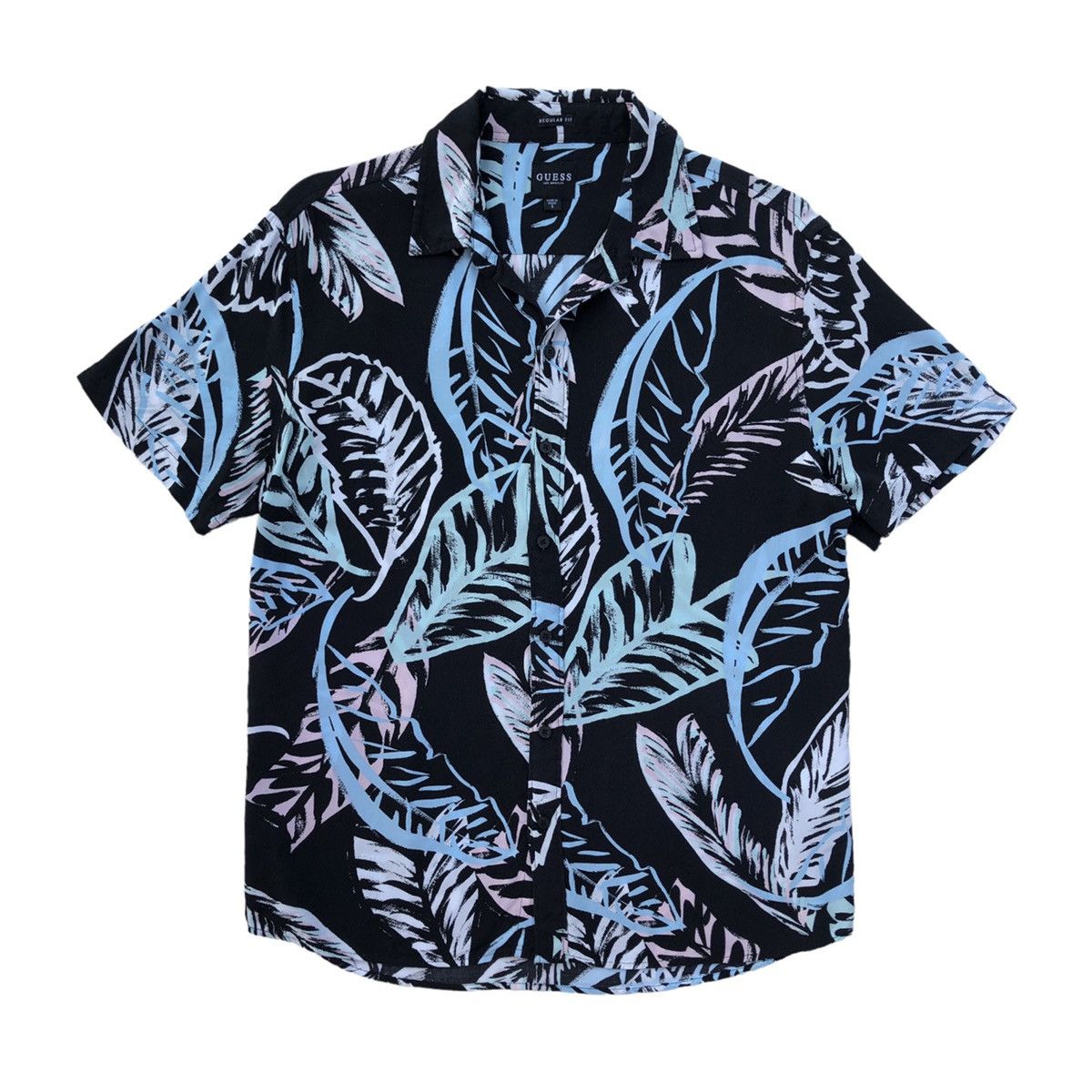 Guess Authentic Guess Los Angeles Rayon Hawaiian Short Sleeve Size US S / EU 44-46 / 1 - 6 Thumbnail
