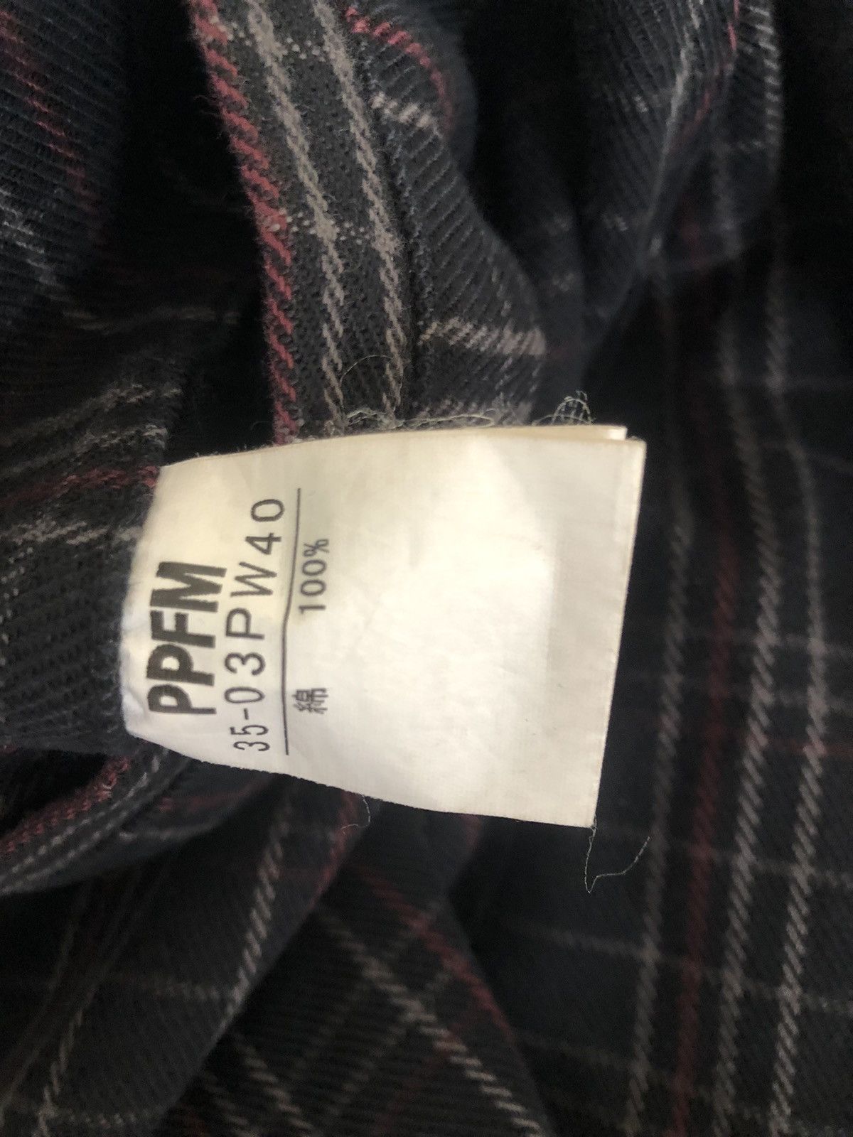 PPFM Vintage PPFM Checks Adjustable Hem Cargo Trouser Pant Size US 30 / EU 46 - 21 Thumbnail