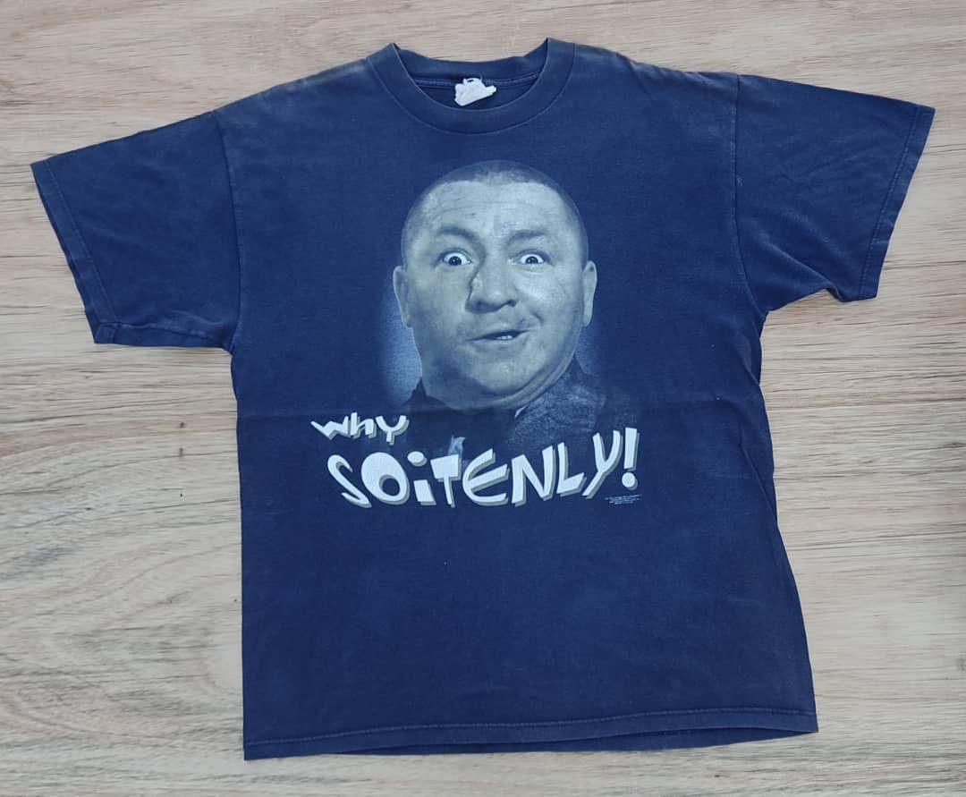 Vintage vintage tee The 3 Stooges ( A 21 ) Size US XL / EU 56 / 4 - 1 Thumbnail