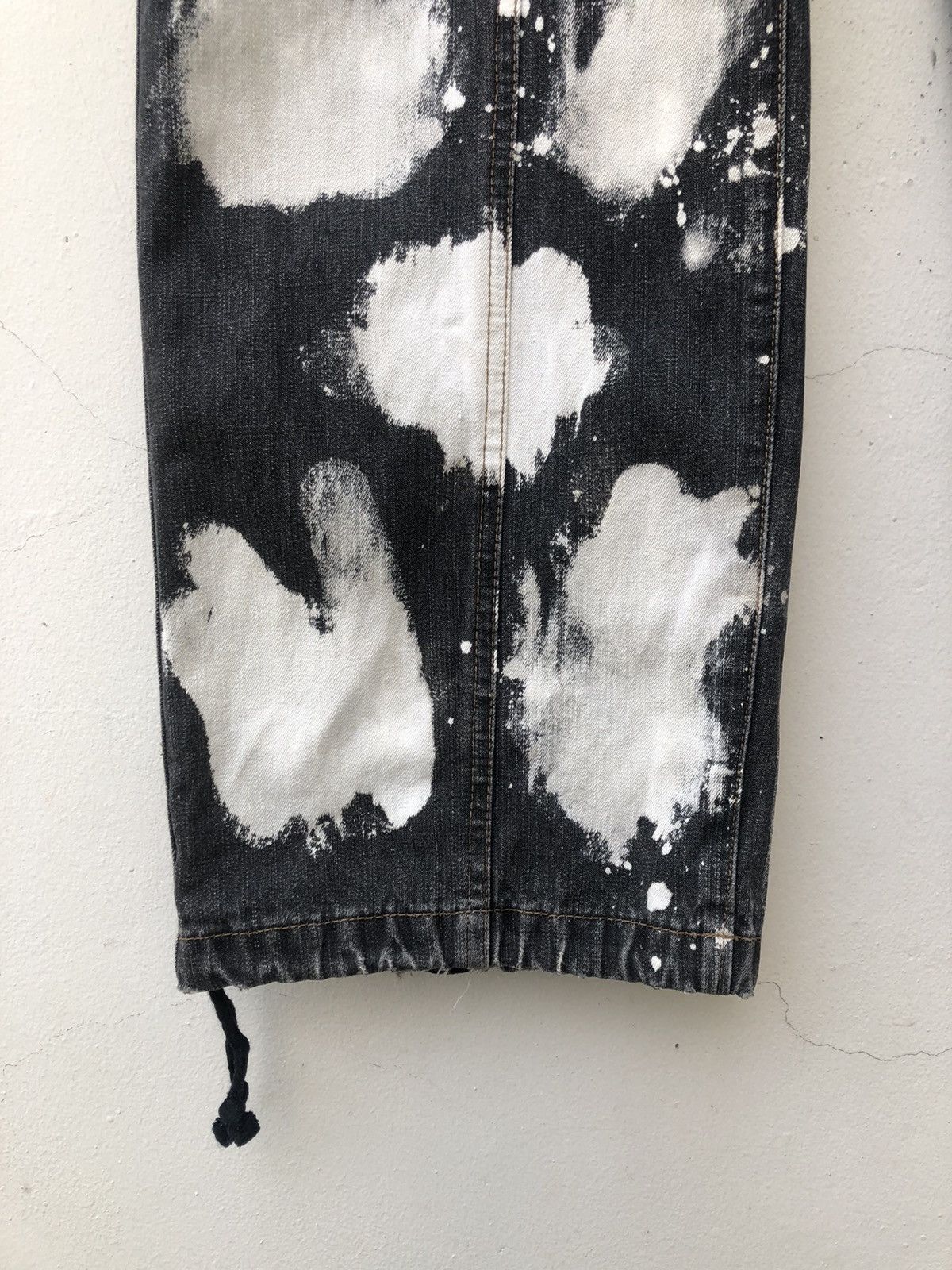 Vintage PPFM Drawstring Hem Multi Pocket Bleached Cargo Denim Pant Size US 32 / EU 48 - 6 Thumbnail