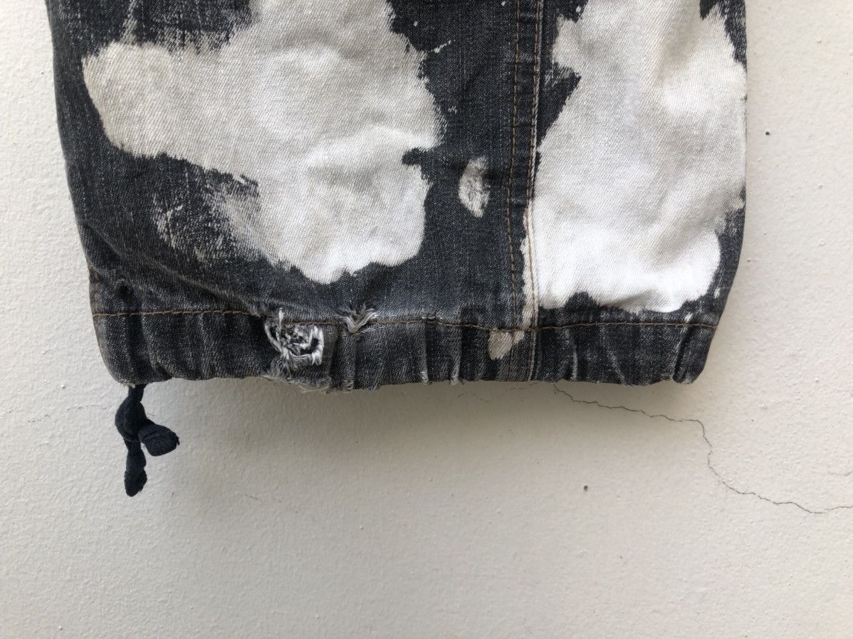 Vintage PPFM Drawstring Hem Multi Pocket Bleached Cargo Denim Pant Size US 32 / EU 48 - 16 Thumbnail