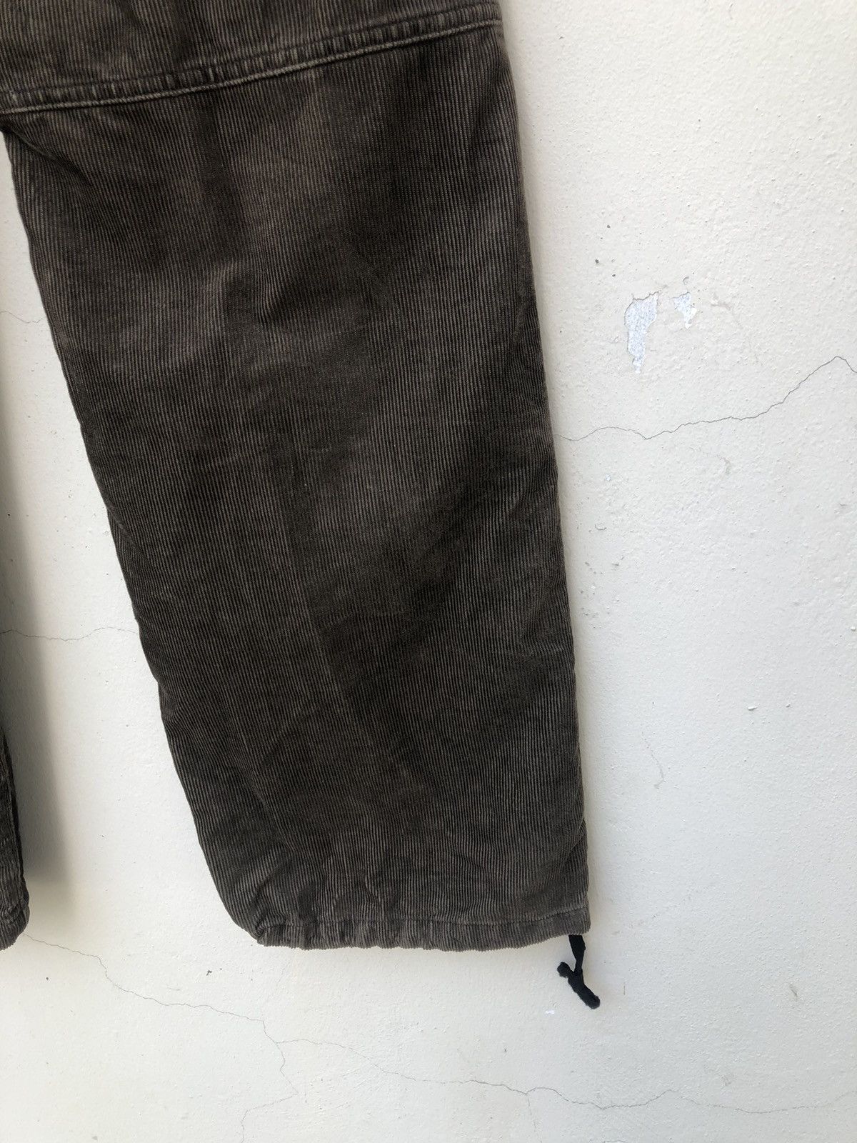 Vintage PPFM Corduroy Striped Drawstring Hem Cargo Trouser Pant Size US 32 / EU 48 - 12 Thumbnail