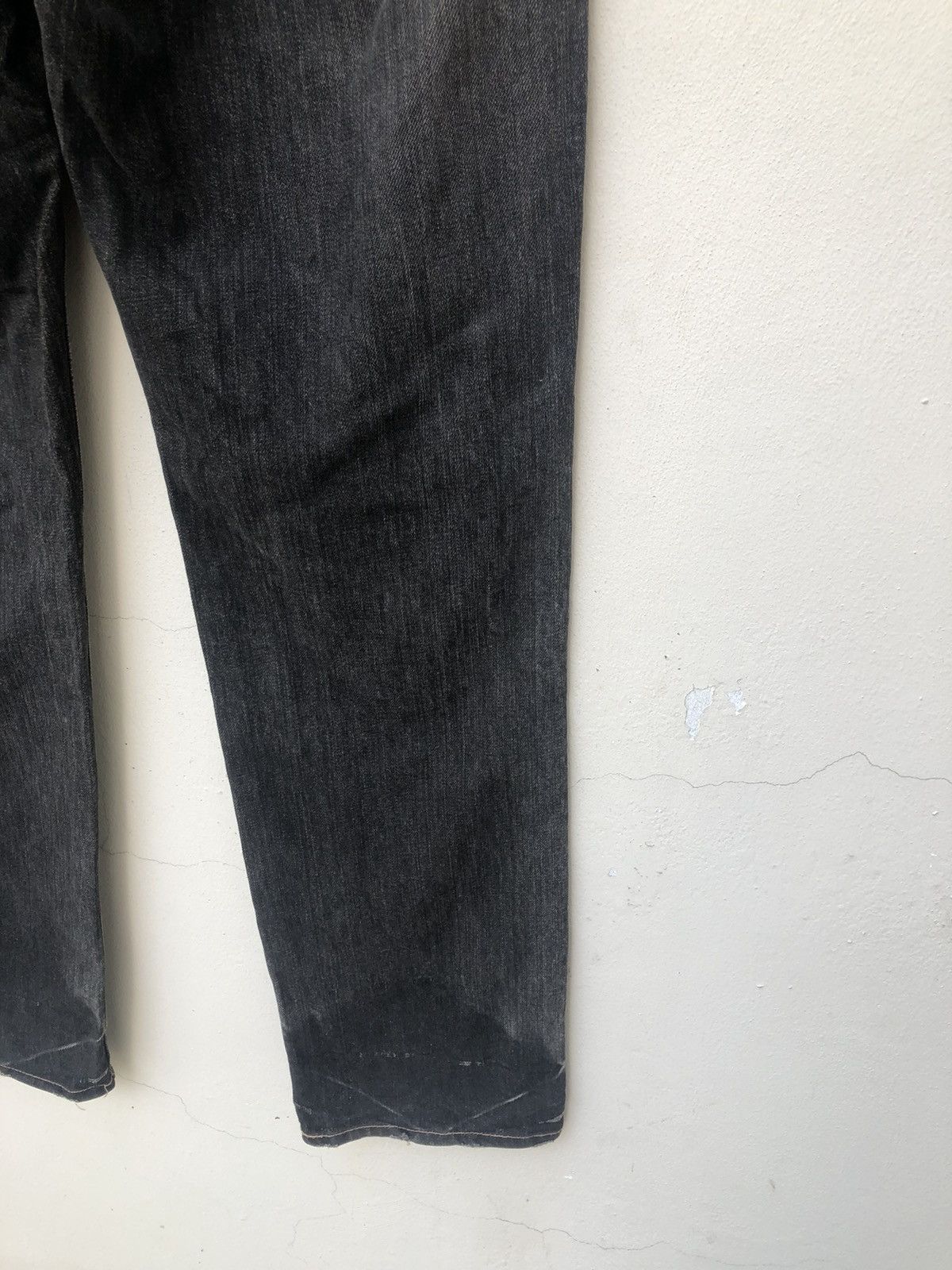 Vintage PPFM Distressed White Side Striped Denim Jeans Size US 31 - 17 Thumbnail