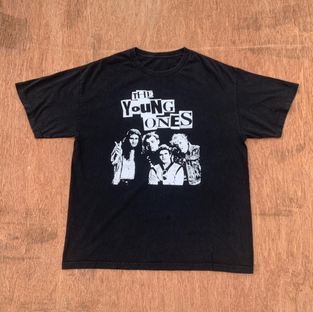 image of Band Tees x Movie Vintage The Young Ones in Black, Men's (Size XL)
