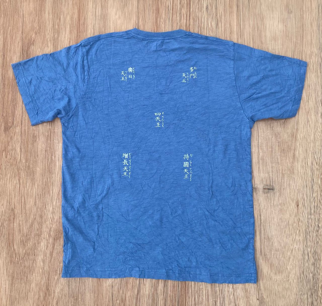 Anime × Japanese Brand × Uniqlo vintage tee E 1 hokusai blue uniqlo Size US M / EU 48-50 / 2 - 4 Thumbnail