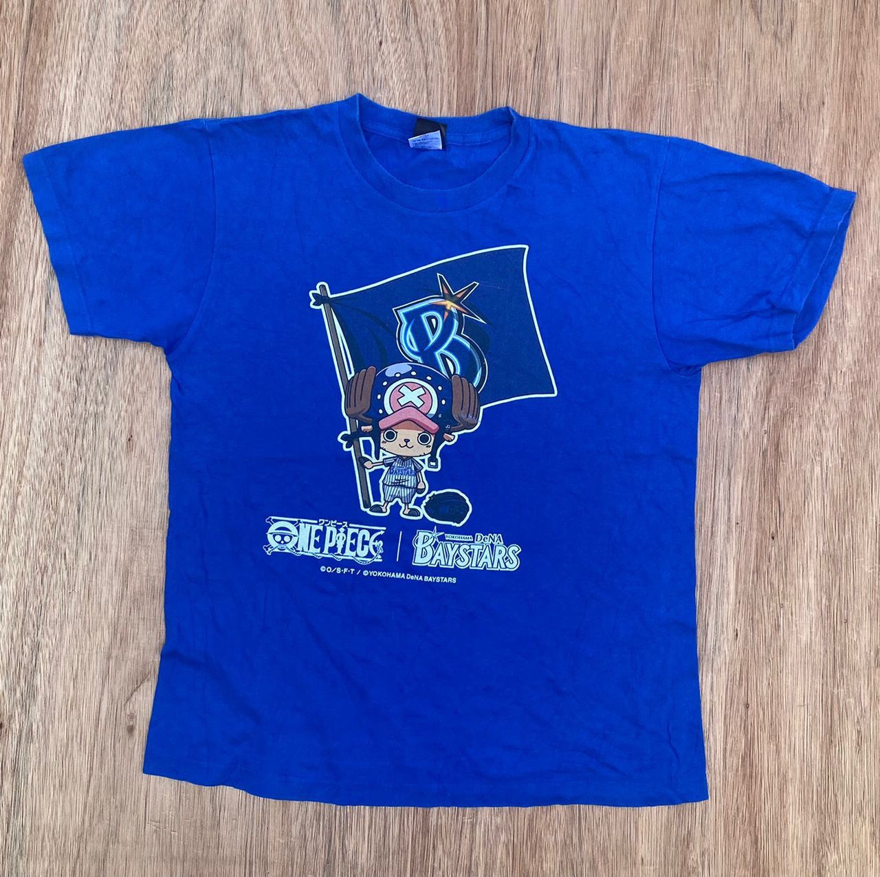image of Anima x Vintage Tee D - 30 Japan Anime Cospa Series One Piece in Blue, Men's (Size Medium)