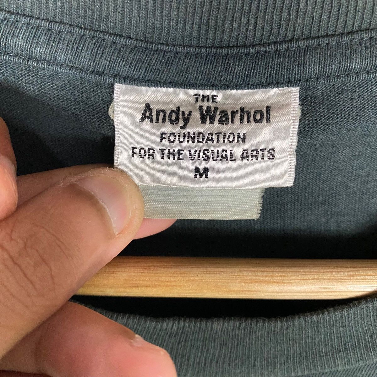 Andy Warhol × Vintage Vintage ANDY WARHOL Foundation Portrait For Visual Arts Tee Size US M / EU 48-50 / 2 - 8 Thumbnail