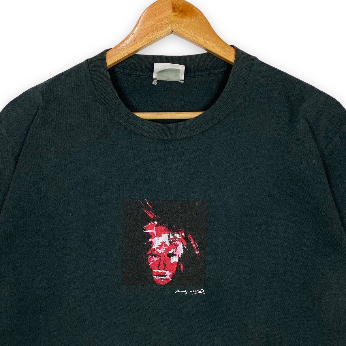 Andy Warhol × Vintage Vintage ANDY WARHOL Foundation Portrait For Visual Arts Tee Size US M / EU 48-50 / 2 - 2 Thumbnail
