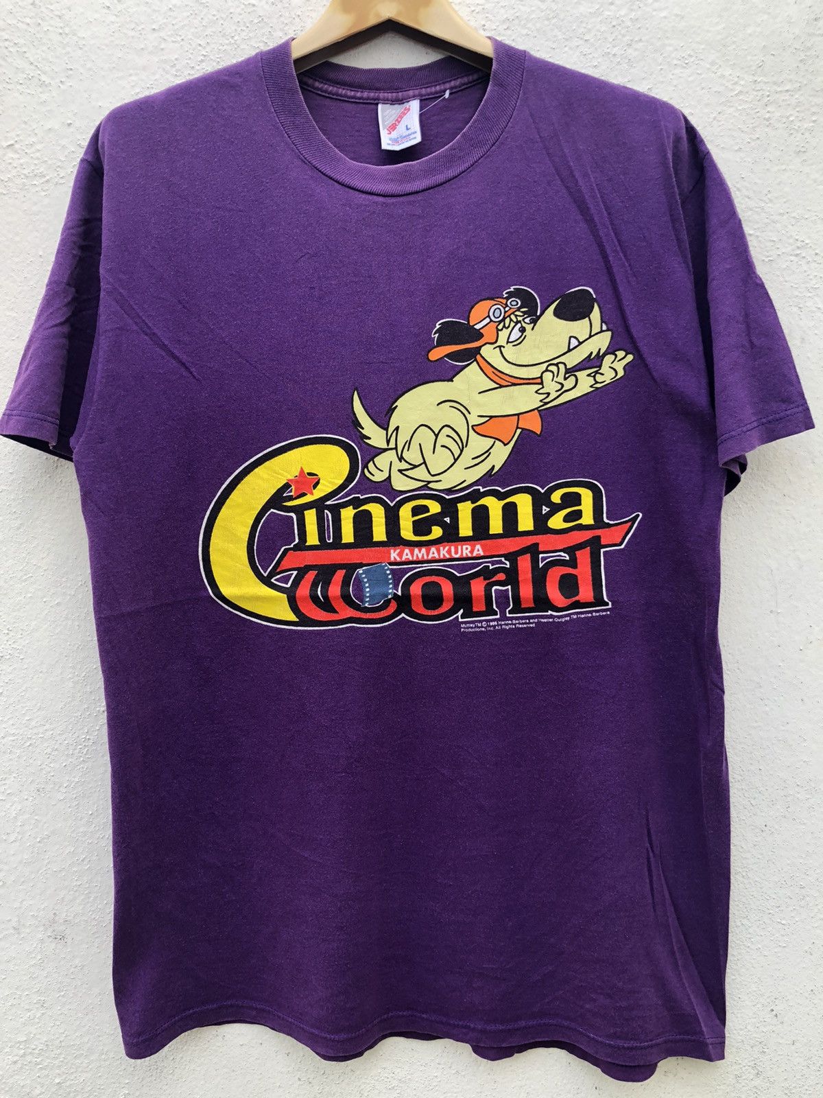 image of Made In USA x Movie Vintage 90's Scooby Doo Cartoon in Purple, Men's (Size Large)