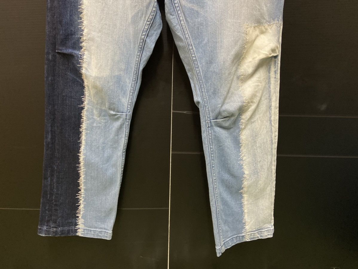 Japanese Brand Japanese Aurora Blue Heaven Patchwork Distressed Denim Size US 33 - 4 Thumbnail