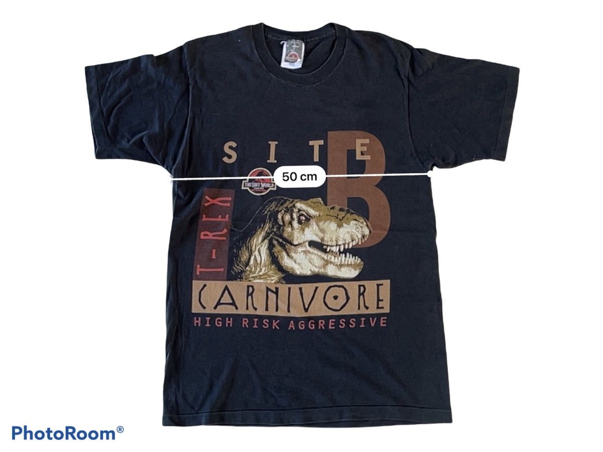 image of Made In USA x Movie Vintage Jurassic Park The Lost World in Black, Men's (Size Medium)