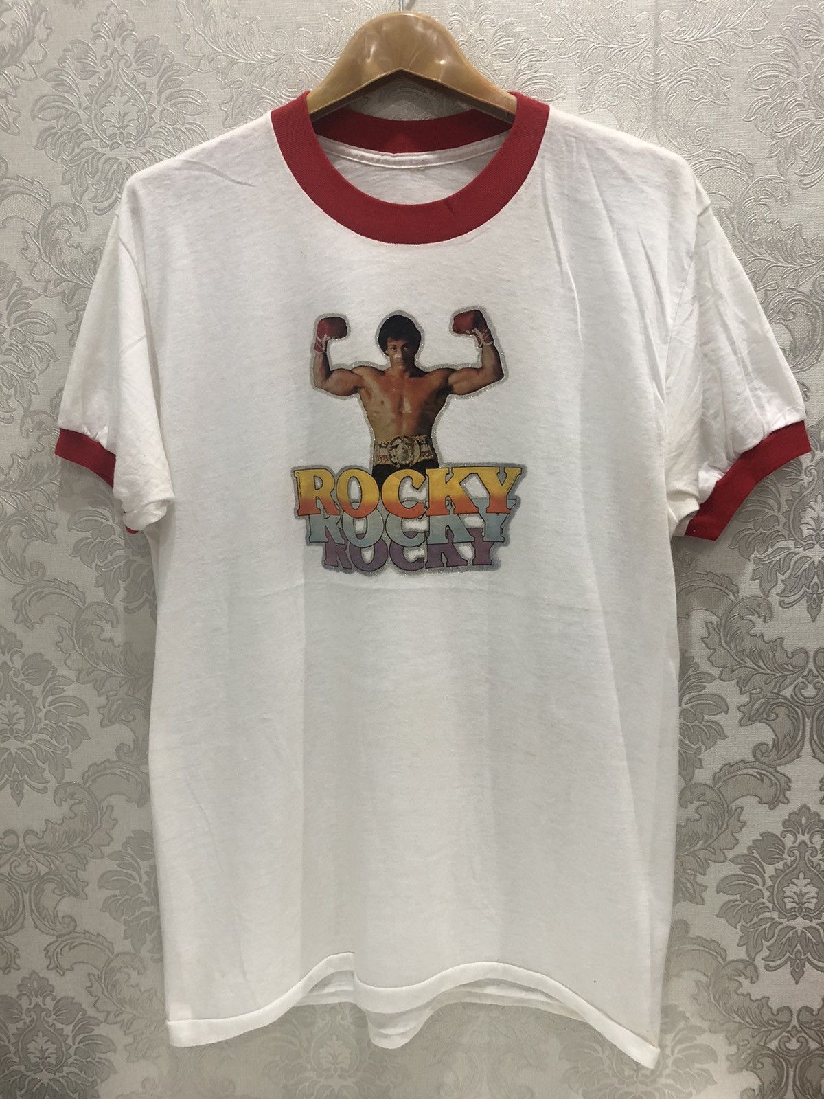 Vintage Vintage Rocky the movie ringer Size US L / EU 52-54 / 3 - 1 Thumbnail