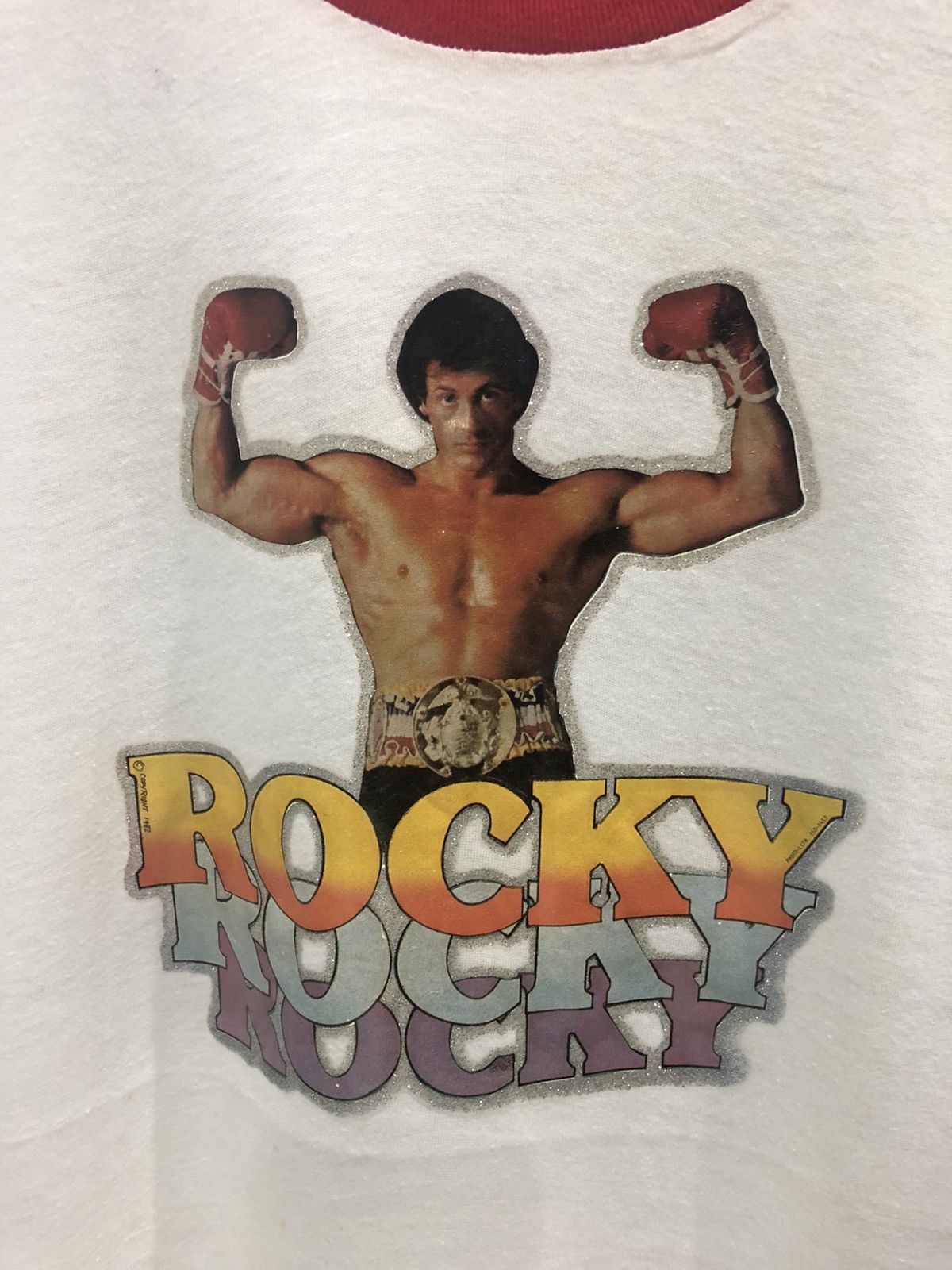 Vintage Vintage Rocky the movie ringer Size US L / EU 52-54 / 3 - 2 Thumbnail