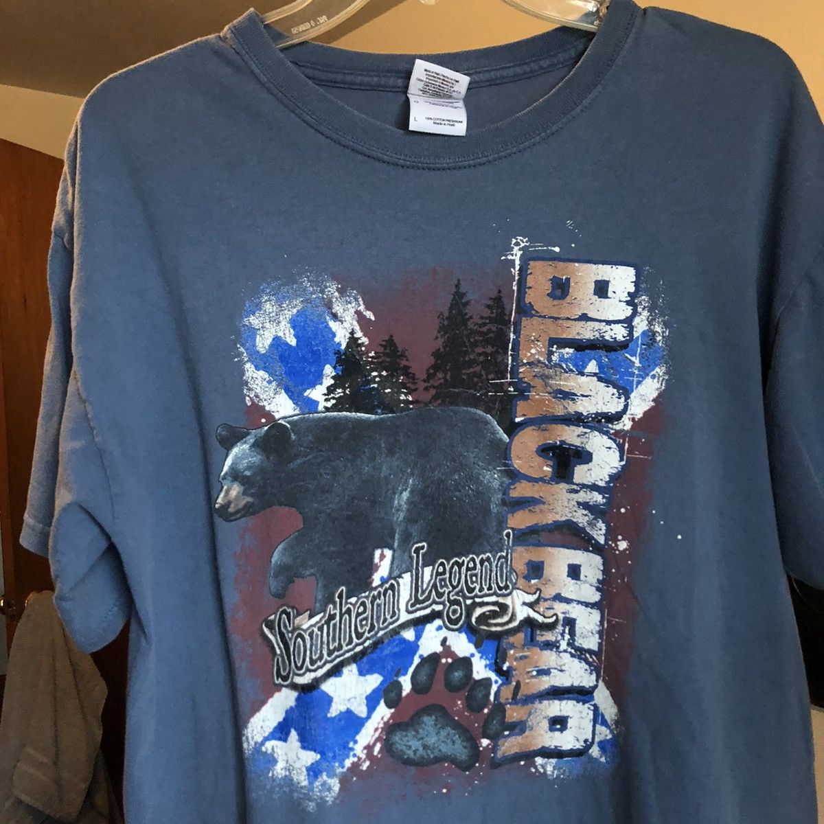 Hunter Vintage 00s Black Bear Southern Legend Sematary Graphic Tee Size US L / EU 52-54 / 3 - 2 Thumbnail
