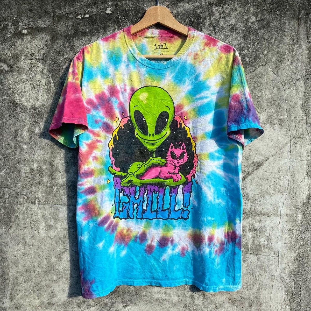 Other Alien Chill Tie-Dye T-Shirt (DDP / No Import Fees) Size US M / EU 48-50 / 2 - 1 Thumbnail
