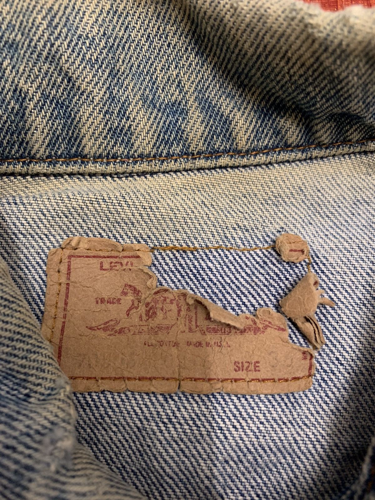 Levi's Vintage Clothing × Vintage Vintage 90’s Levi’s 527 Trucker Denim Made In USA Size US M / EU 48-50 / 2 - 6 Thumbnail