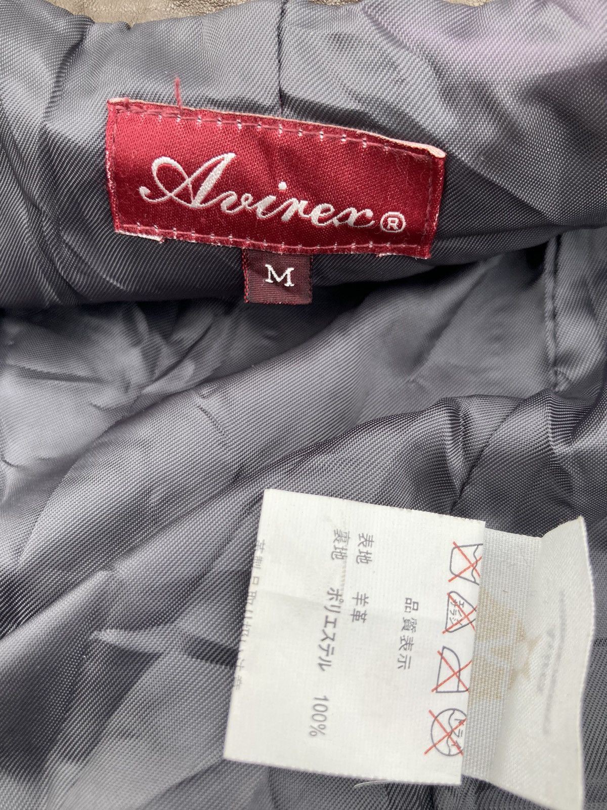 Avirex AVIREX PEA COAT LEATHER JACKET Size US S / EU 44-46 / 1 - 11 Thumbnail