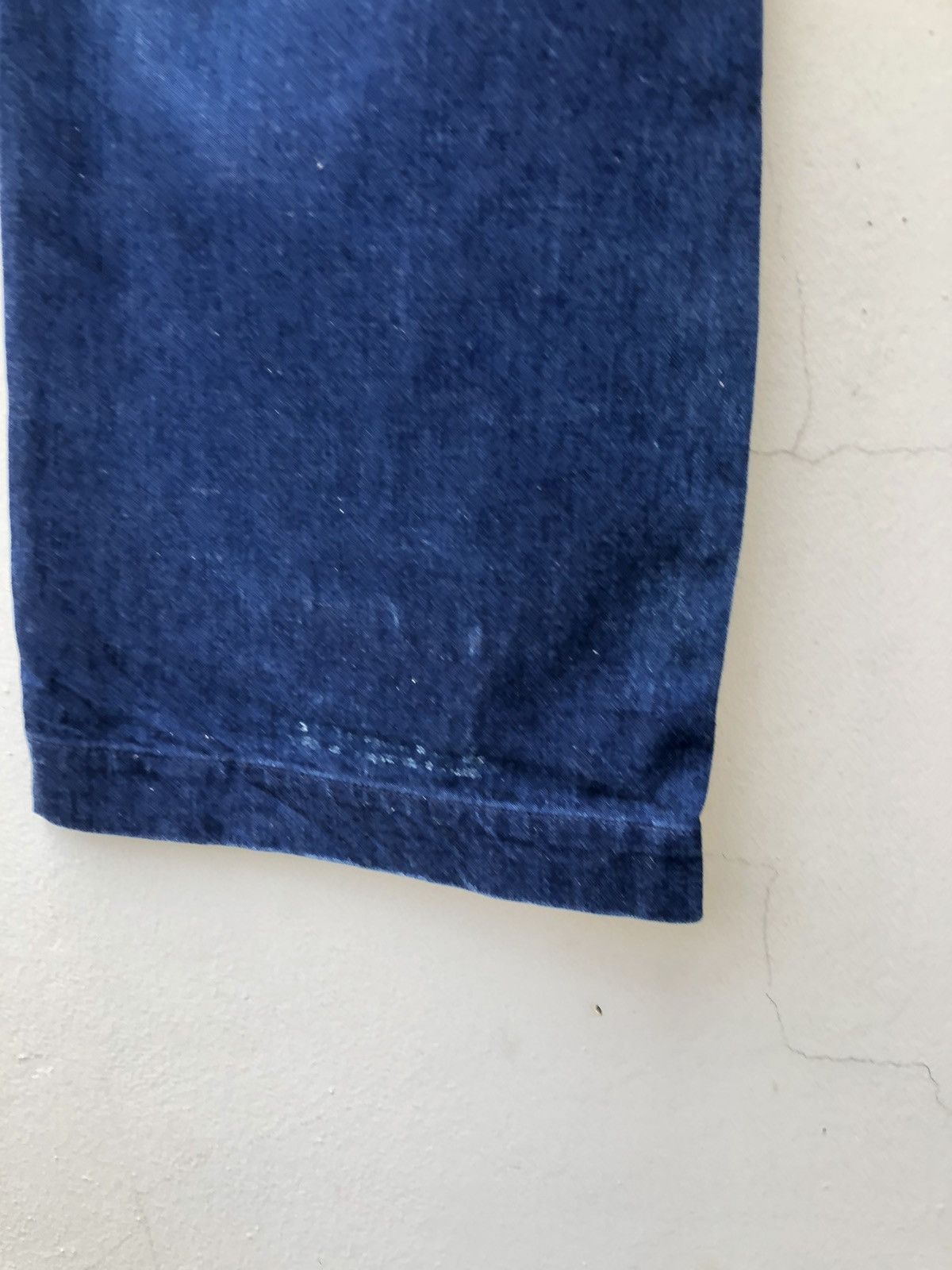 Cushman Cushman Lot 22040 Japan Indigo Baggy Denim Trouser Pant Size US 29 - 14 Thumbnail