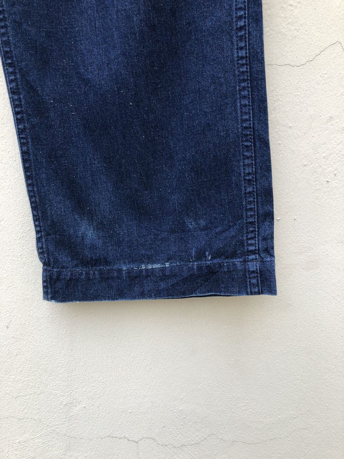 Cushman Cushman Lot 22040 Japan Indigo Baggy Denim Trouser Pant Size US 29 - 9 Thumbnail