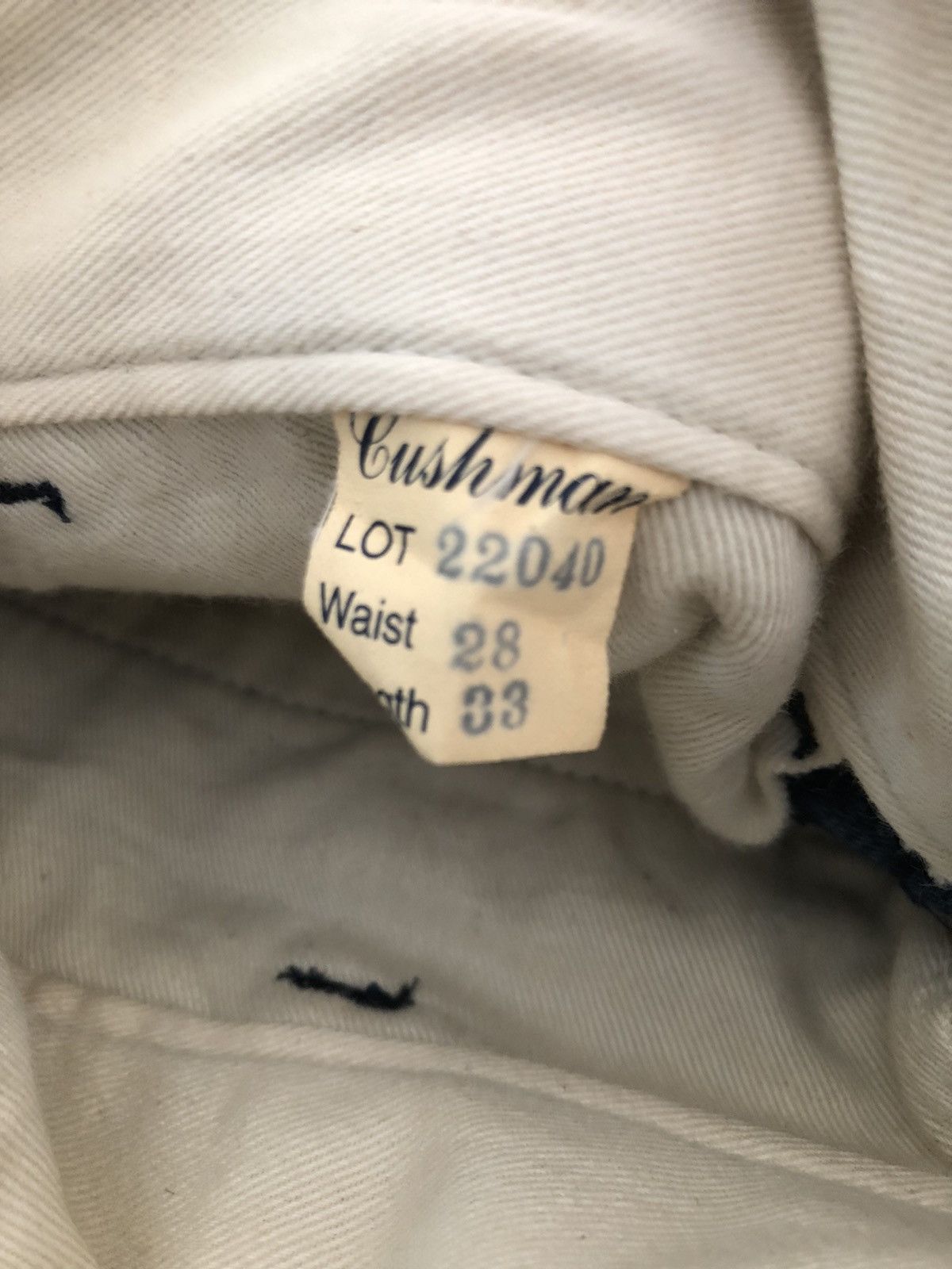 Cushman Cushman Lot 22040 Japan Indigo Baggy Denim Trouser Pant Size US 29 - 20 Thumbnail