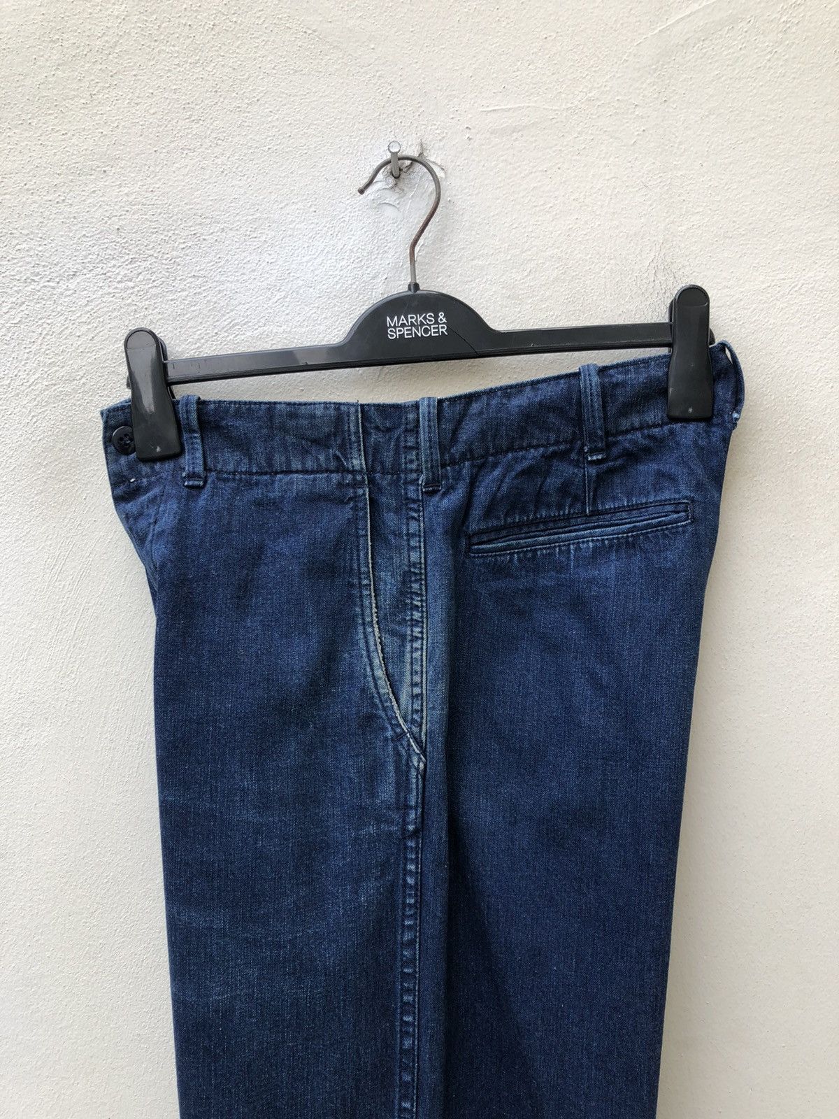 Cushman Cushman Lot 22040 Japan Indigo Baggy Denim Trouser Pant Size US 29 - 17 Thumbnail