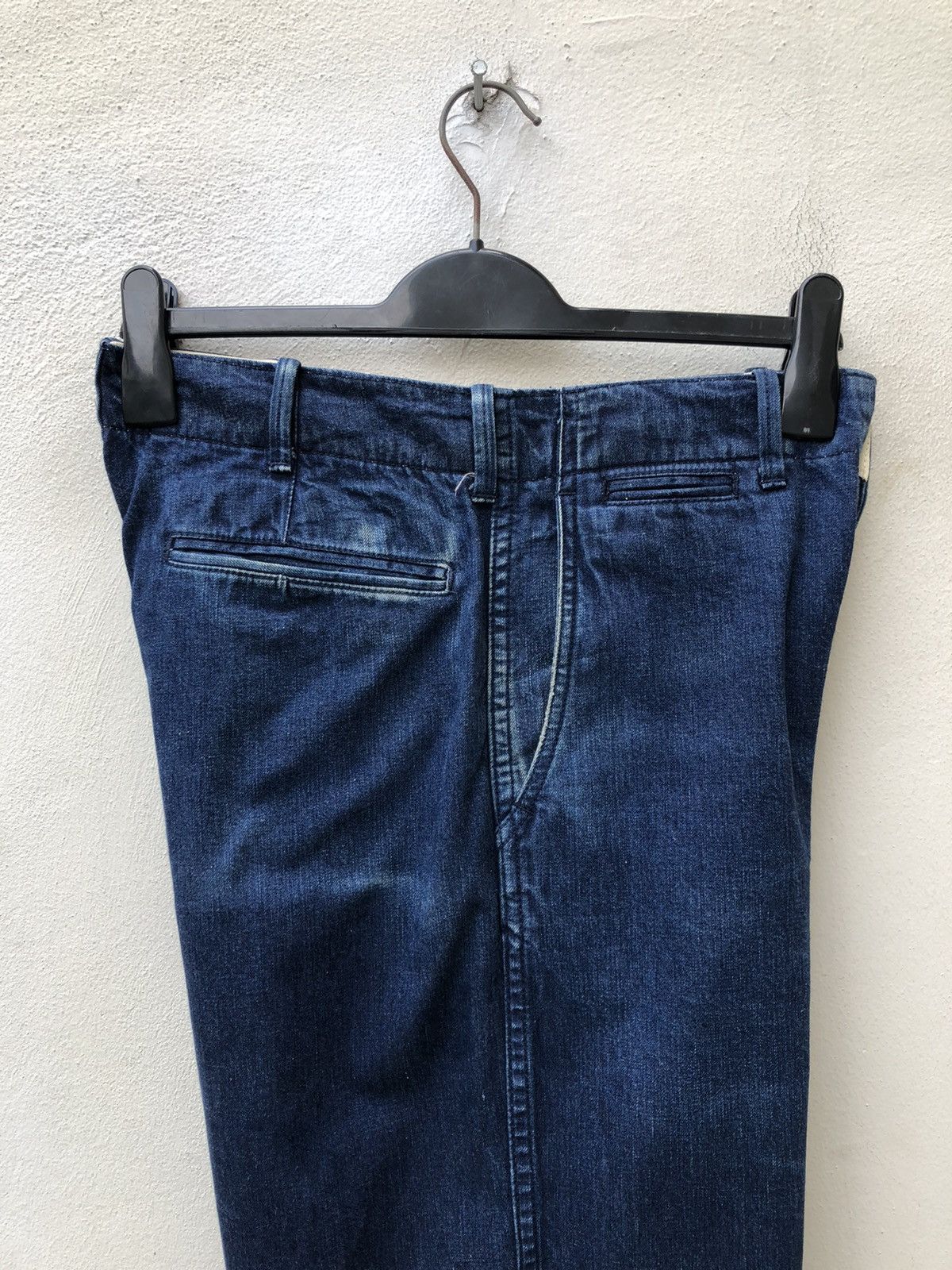 Cushman Cushman Lot 22040 Japan Indigo Baggy Denim Trouser Pant Size US 29 - 19 Thumbnail