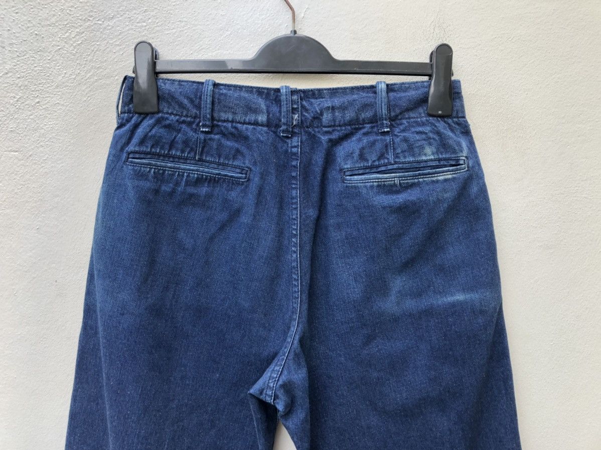 Cushman Cushman Lot 22040 Japan Indigo Baggy Denim Trouser Pant Size US 29 - 11 Thumbnail