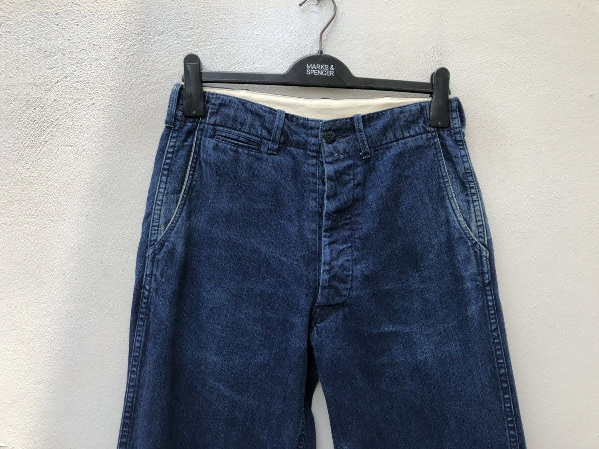 Cushman Cushman Lot 22040 Japan Indigo Baggy Denim Trouser Pant Size US 29 - 4 Thumbnail