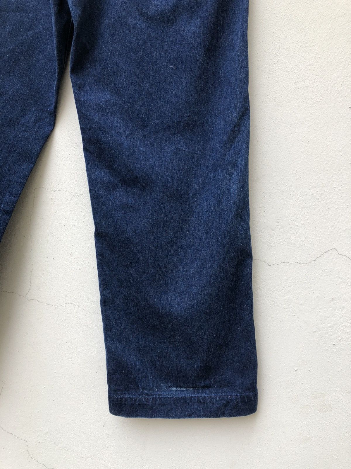 Cushman Cushman Lot 22040 Japan Indigo Baggy Denim Trouser Pant Size US 29 - 15 Thumbnail