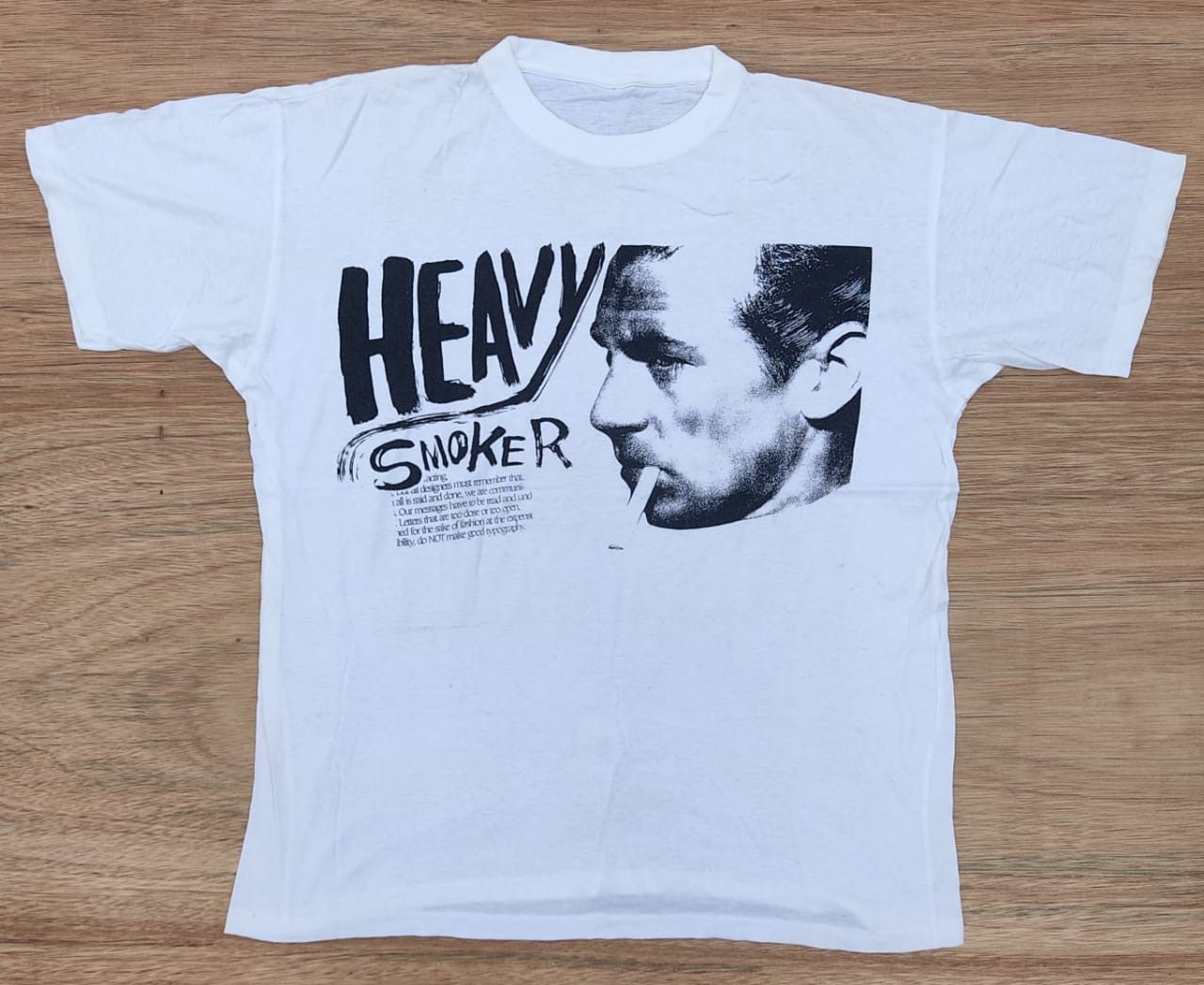 Vintage vintage tee James Dean Heavy Smoker C12 Size US L / EU 52-54 / 3 - 1 Thumbnail