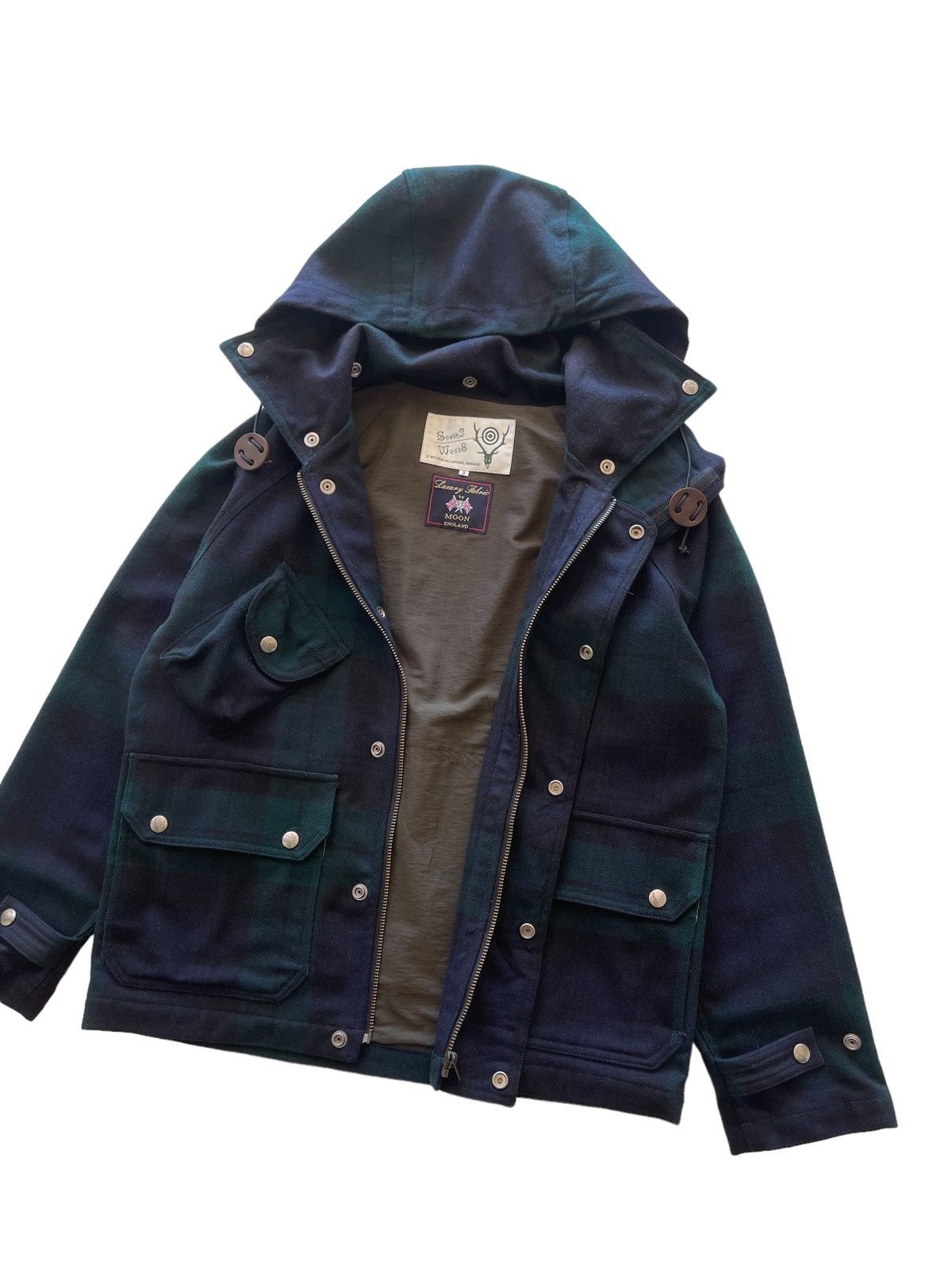 Nepenthes Nepenthes X south2 West8 Wool Tartan Carmel Jacket Size US S / EU 44-46 / 1 - 9 Thumbnail