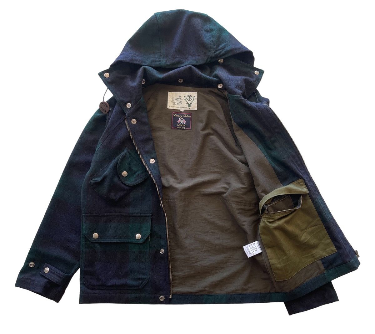 Nepenthes Nepenthes X south2 West8 Wool Tartan Carmel Jacket Size US S / EU 44-46 / 1 - 5 Thumbnail